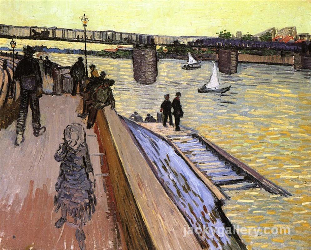 The Bridge at Trinquetaille, Van Gogh painting
